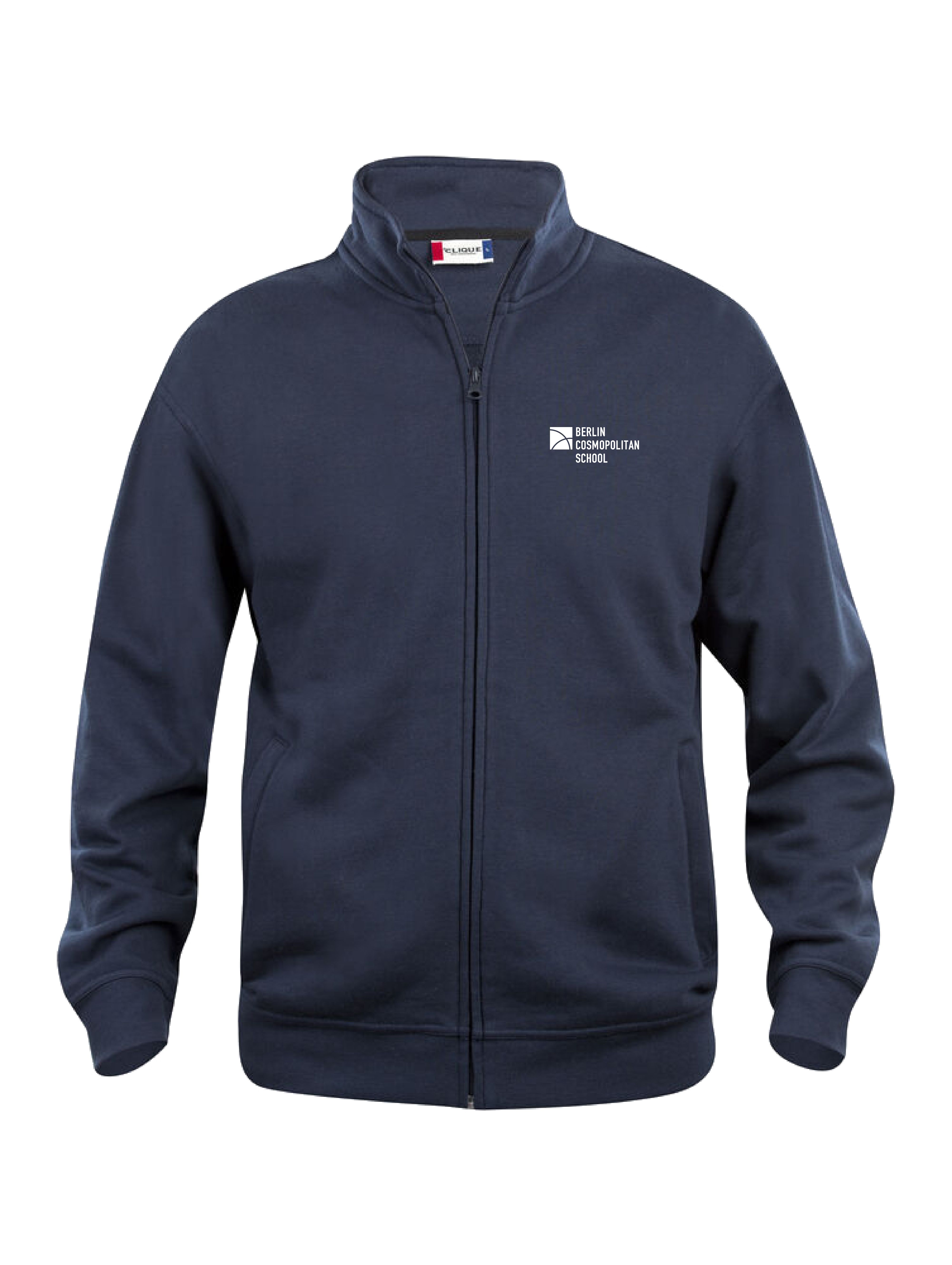 Sweatjacke ohne Kapuze, Basic, Kinder/Teens 120-S