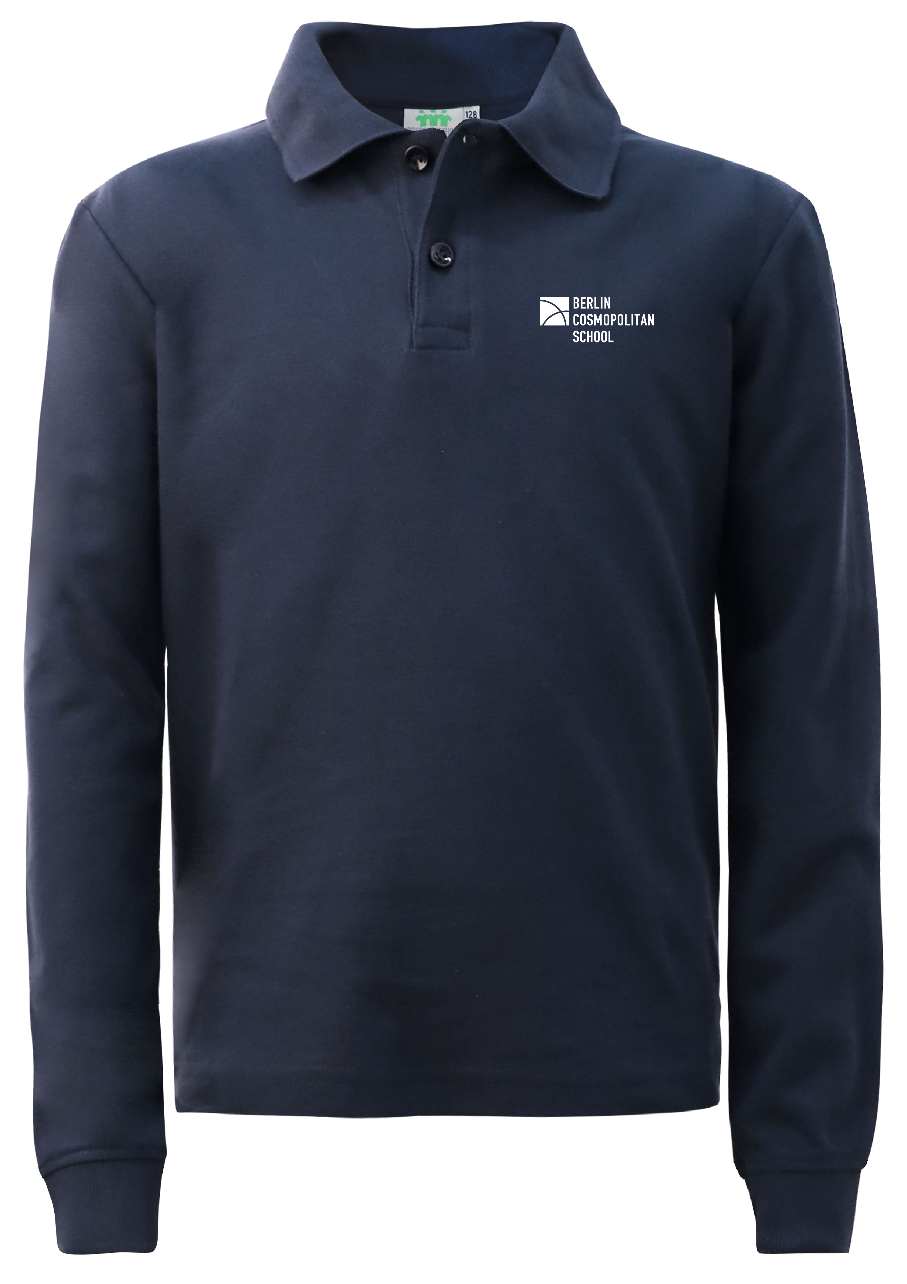 Polohemd, langarm, Unisex