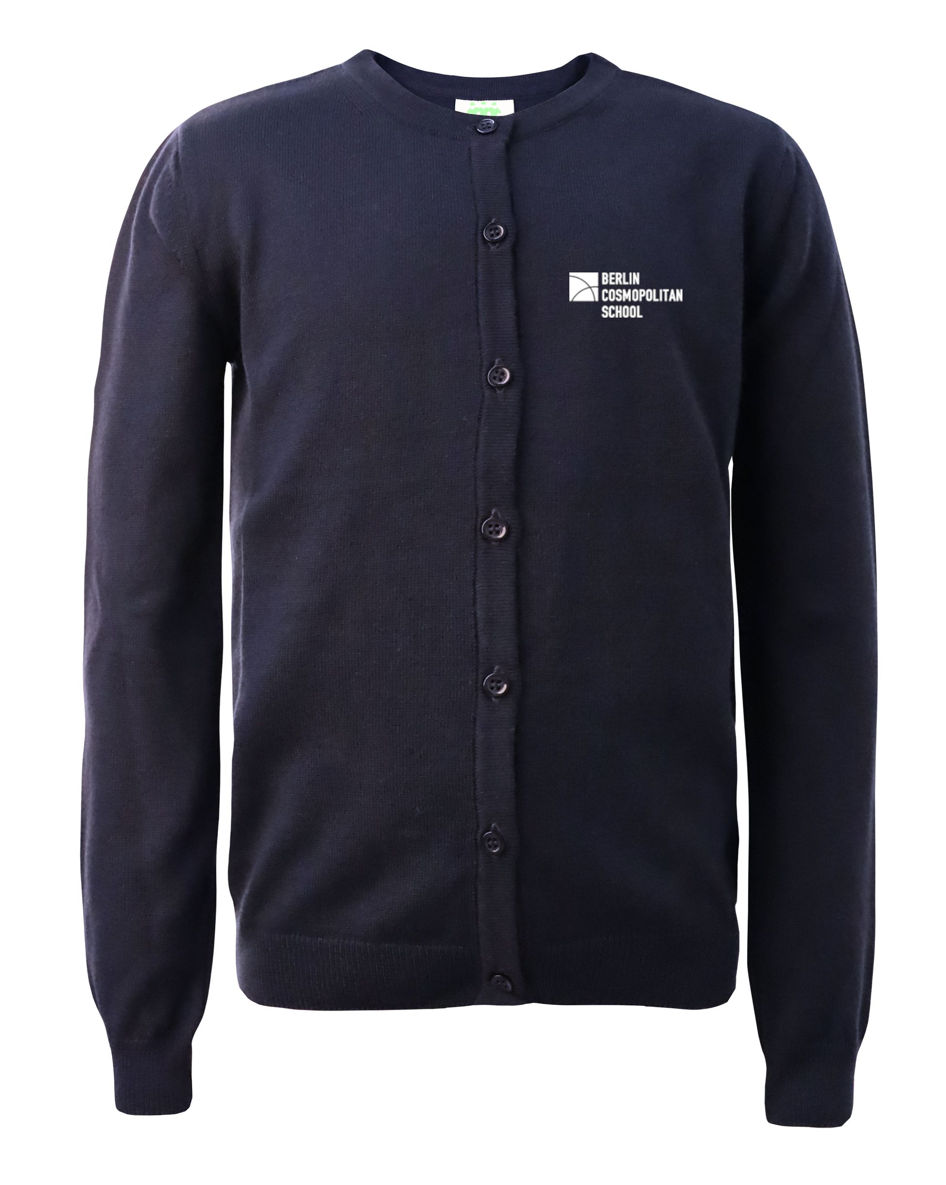 Strickjacke, Rundhals, geknöpft, Teens/Erw. XS-XXL