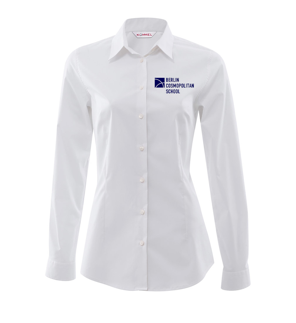 Stretchbluse, langarm, Teens/Erw. 32-48